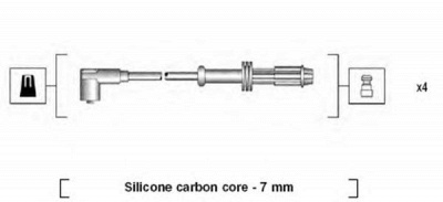 MAGNETI MARELLI 941135130701 -  Комплект проводов зажигания